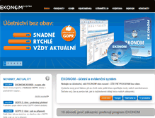 Tablet Screenshot of ekonom-system.cz